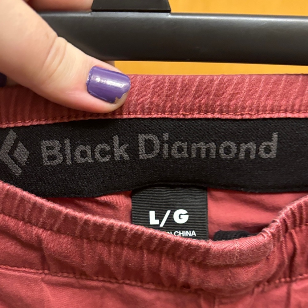 Black Diamond pink outdoor pants - Picture 2 of 3